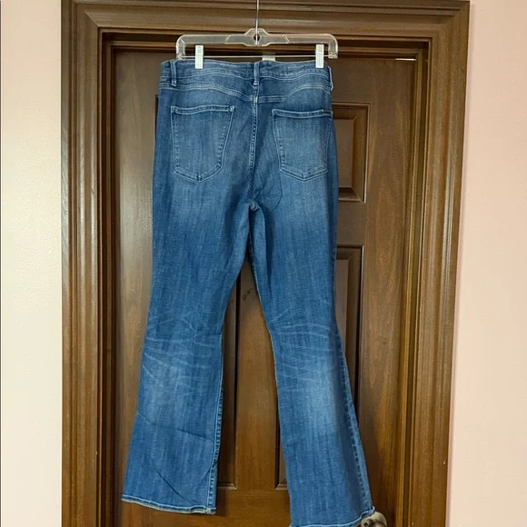 White House Black Market Flare Jeans in Blue - Picture 3 of 3